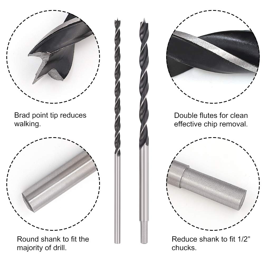 Ideal for woodworking and home projects needing precise, reliable drilling.