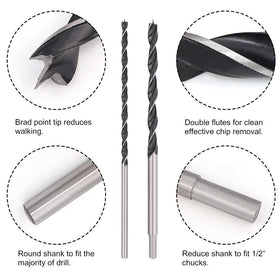 Ideal for woodworking and home projects needing precise, reliable drilling.