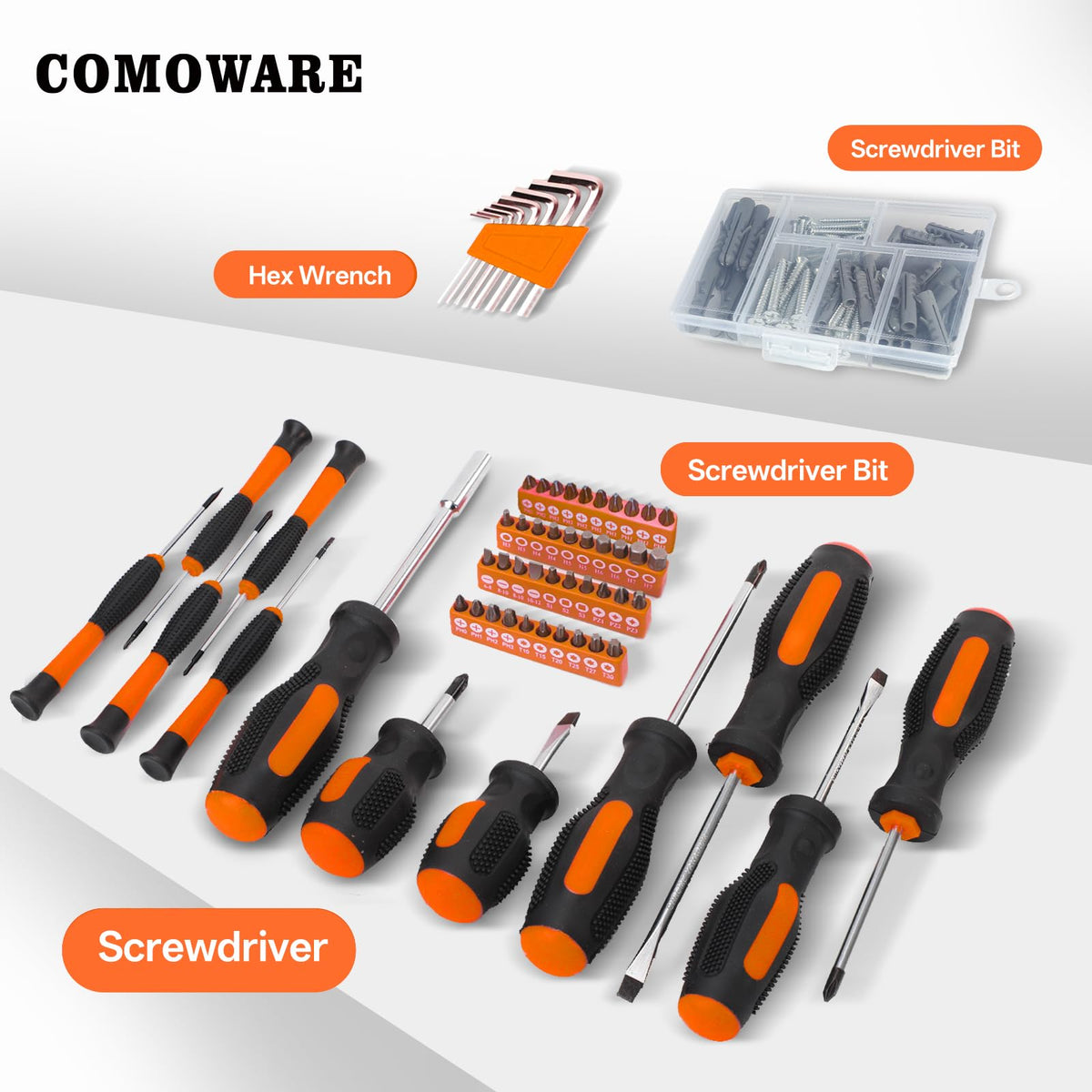 COMOWARE compact portable storage bag keeps tools organized.