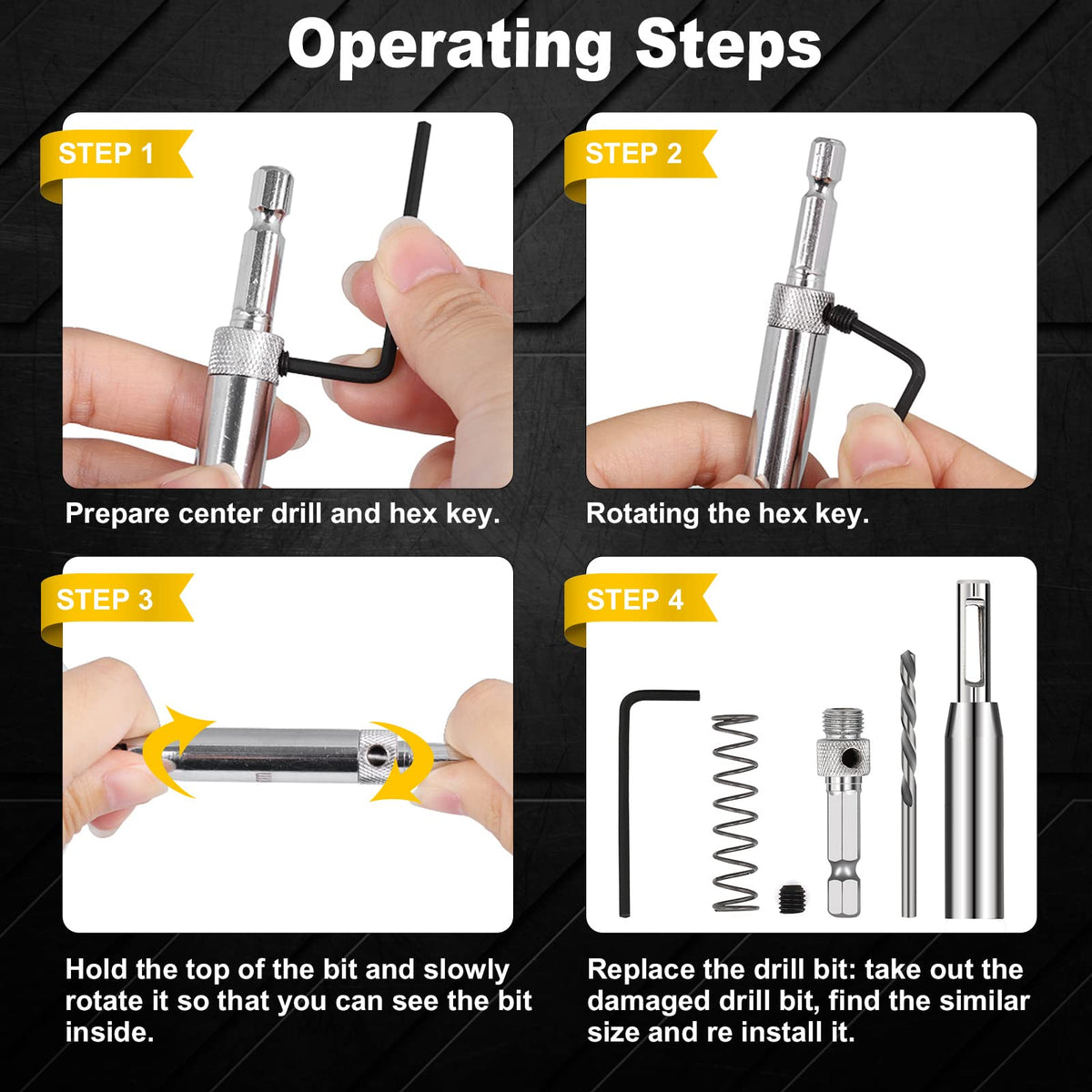 COMOWARE detachable hex key enables easy cleaning and maintenance