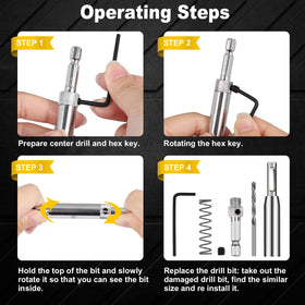 COMOWARE detachable hex key enables easy cleaning and maintenance
