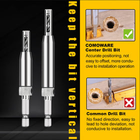 COMOWARE dust ejection design keeps holes clean