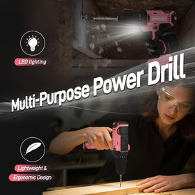 COMOWARE fast charger powers the drill quickly between tasks