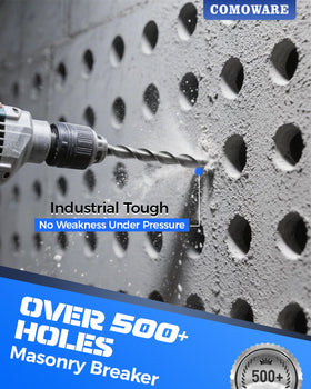 COMOWARE flat chisels for efficient chipping and shaping masonry.