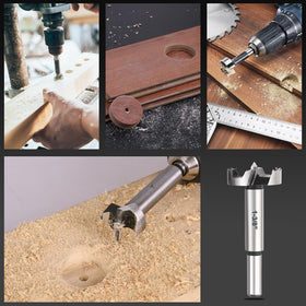 COMOWARE Forstner bits are ideal for installing hinges and door knobs