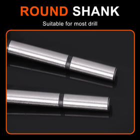 COMOWARE Forstner bits use a universal round shank for secure grip