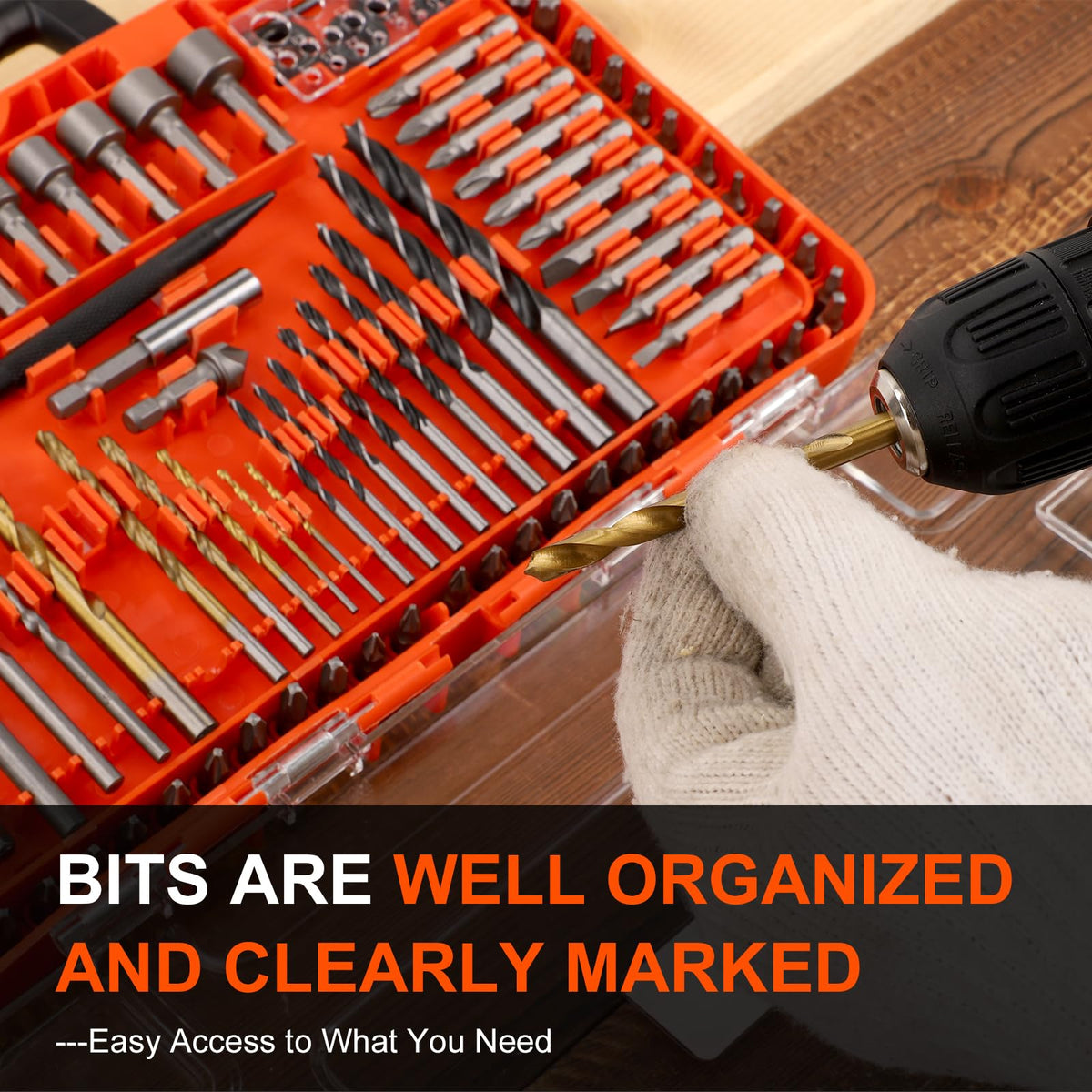 COMOWARE nut driver bits for versatile fastening options.