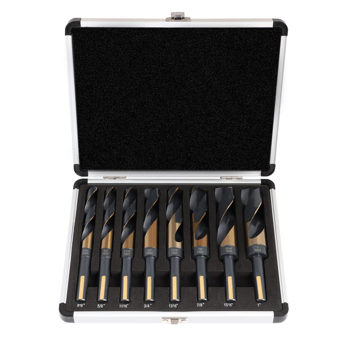 COMOWARE reduced shank drill bit 9-16 inch for precise metal and wood drilling