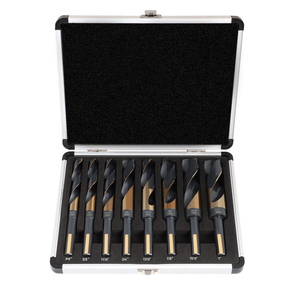 COMOWARE reduced shank drill bit 9-16 inch for precise metal and wood drilling