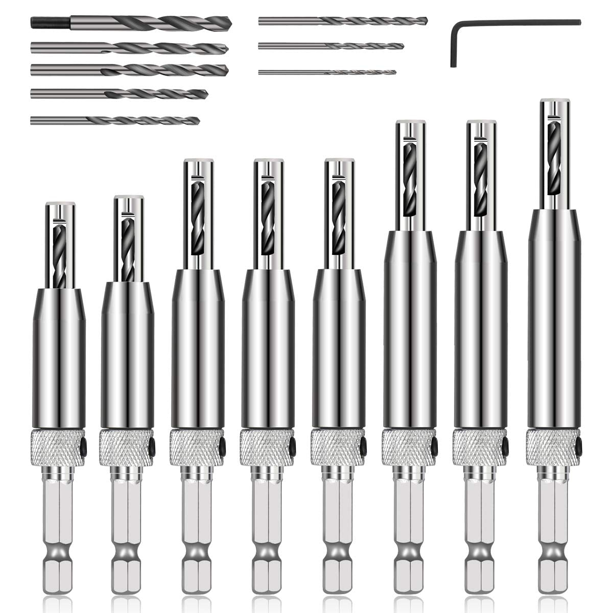 COMOWARE self-centering hinge drill bits ensure precise hinge installation