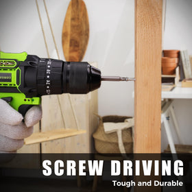 COMOWARE spade bits for fast, wide-surface drilling in wood.