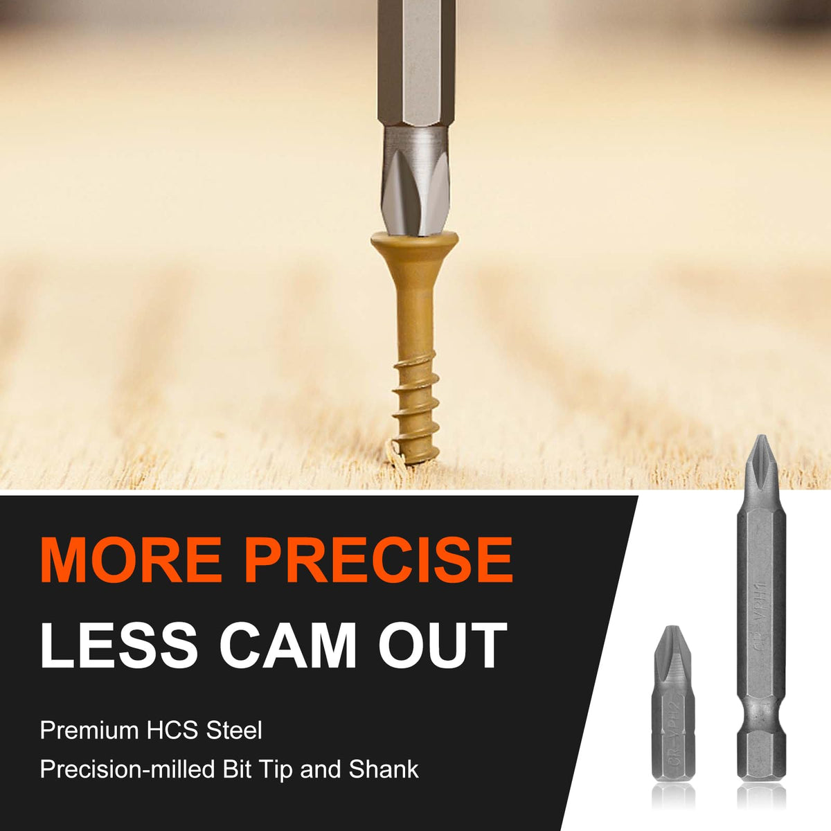 COMOWARE spade bits for fast larger-diameter wood drilling.
