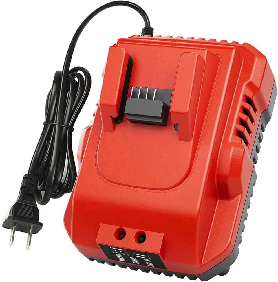 COMRGIKE rapid charger front view for Milwaukee M18, compact and efficient.