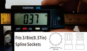 Comyznoah 3/8-inch spindle fit ensures compatibility with older operators