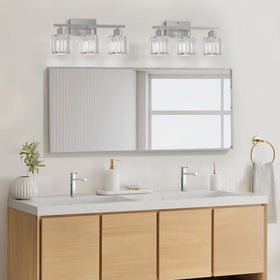 comzler easy installation vanity light supports upward or downward mounting.