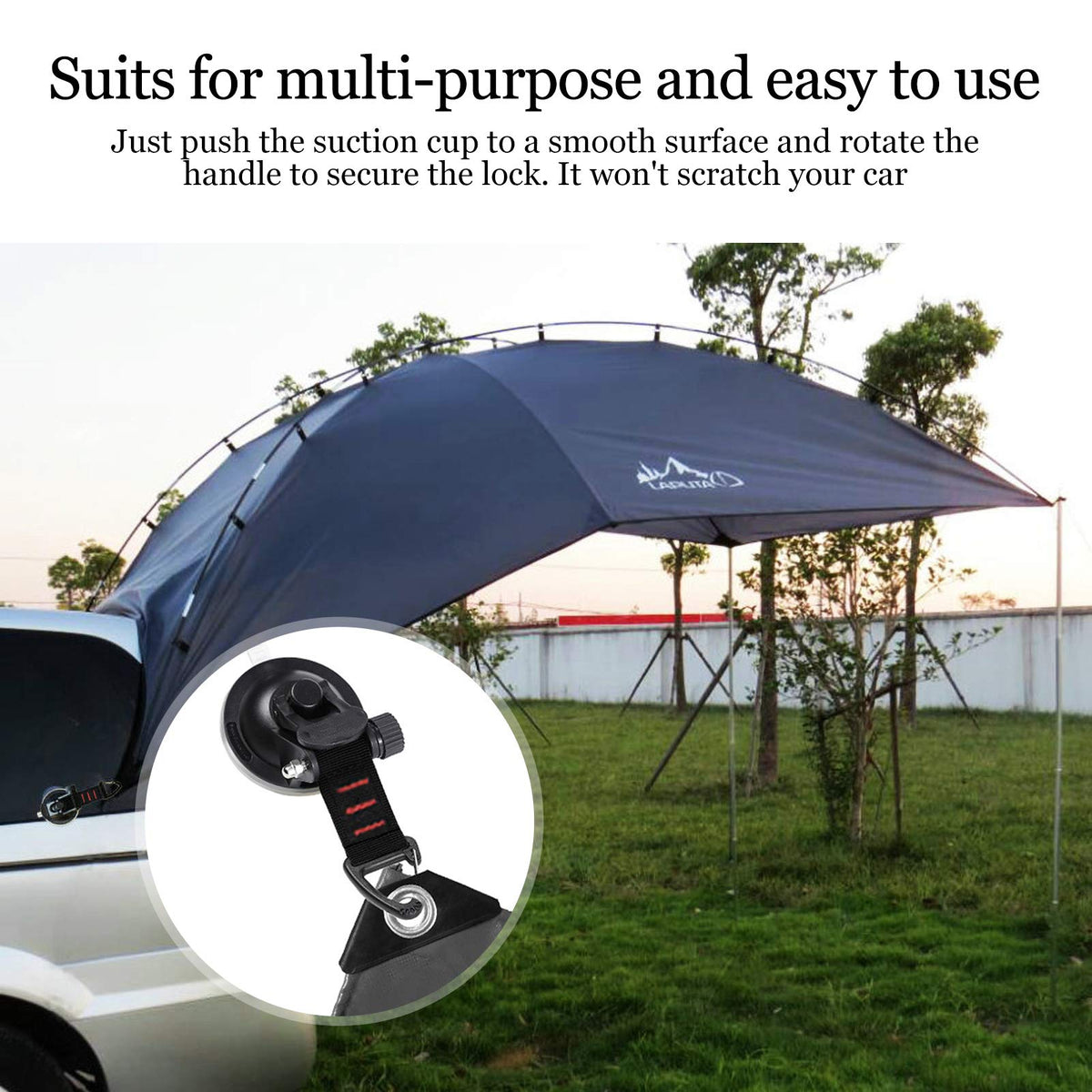 CONBOLA high-temperature resistant suction cups withstand outdoor use.