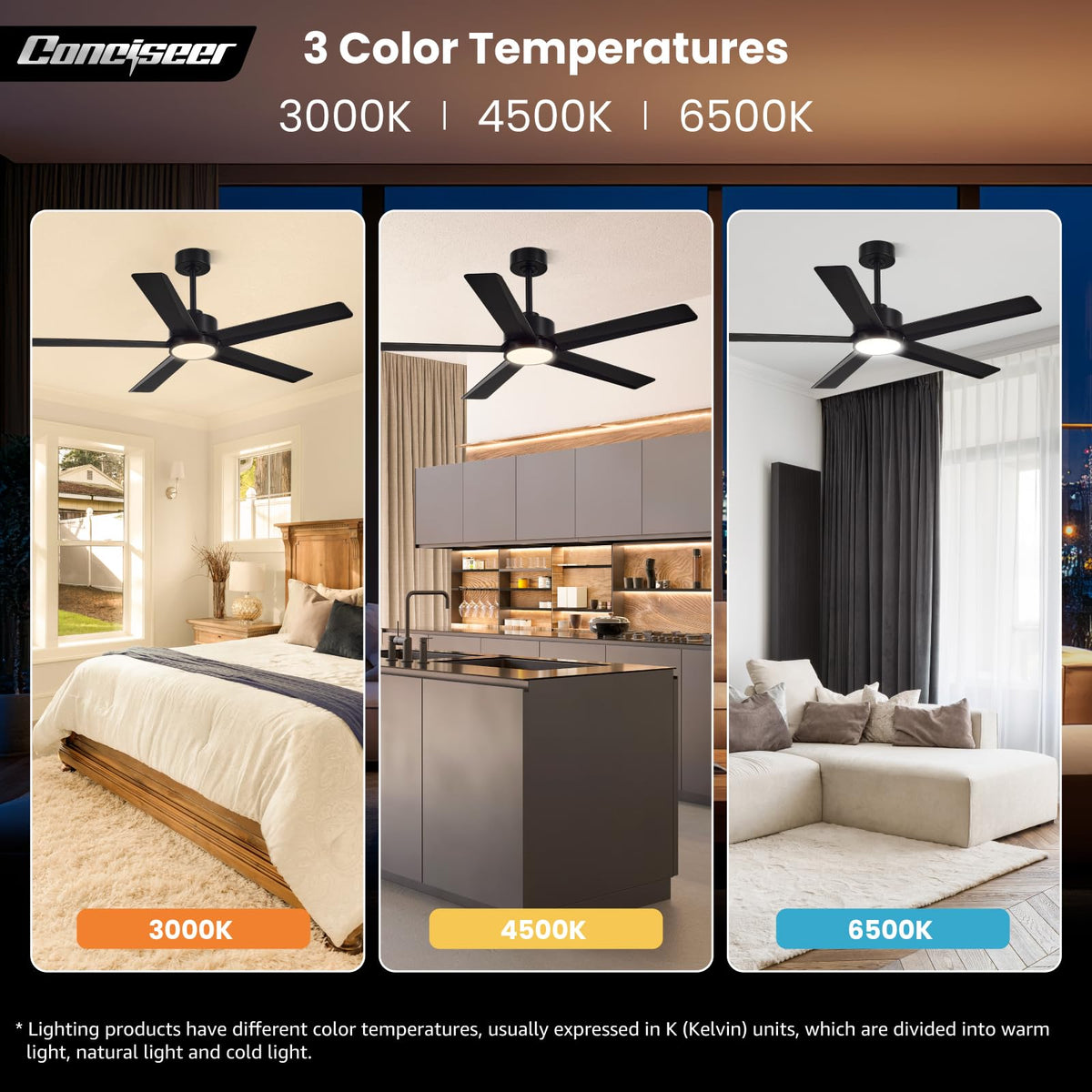 Conciseer reversible rotation aids seasonal comfort