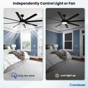 Conciseer wood grain finish with black accents suits many rooms.