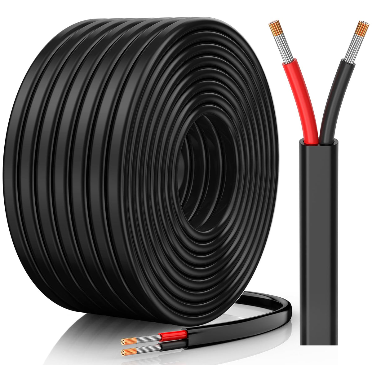 CONEPY 10 AWG wire strands detail highlighting oxygen-free copper for stable conductivity