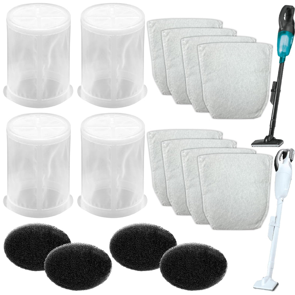 Conloquen Makita filter kit packaging highlights compatibility with cordless vacuums
