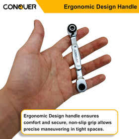 Conquer compact tool fits pockets for everyday maintenance.