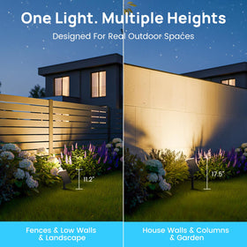 Consciot garden lighting for pathways and borders