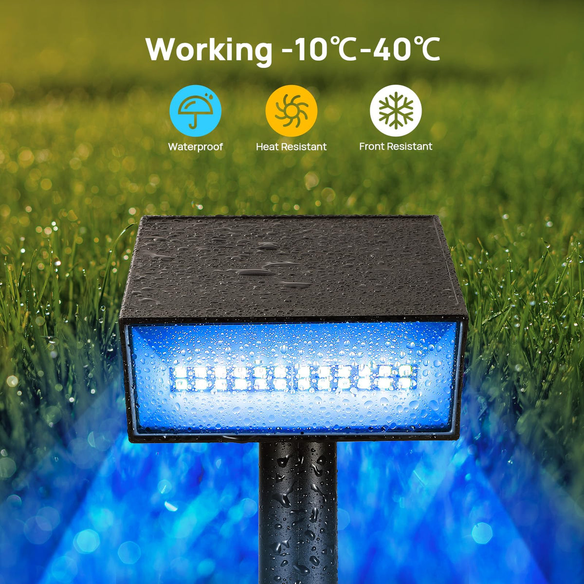 Consciot IP65 waterproof lights withstand rain and shine