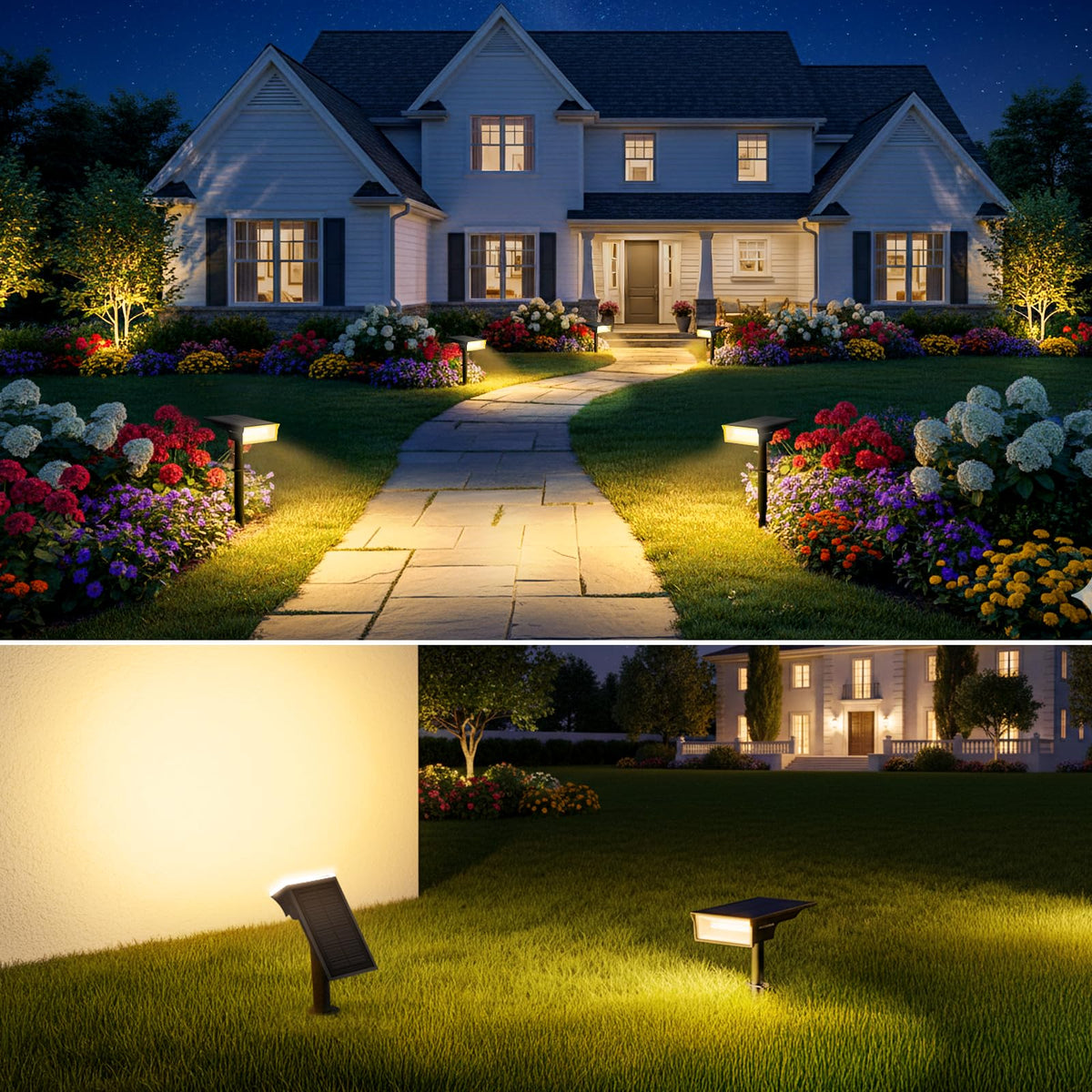 Consciot solar lights auto on off feature after dusk