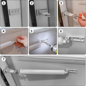 ConsitDone protector chain spring detail adds safety and quiet door closure.