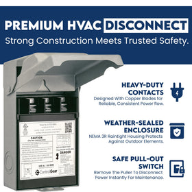 ControlGear 240V NEMA 3R outdoor enclosure ready for HVAC use