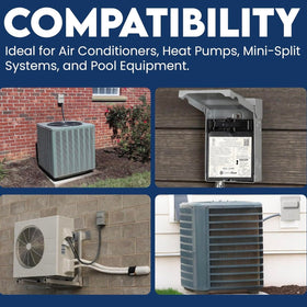 ControlGear outdoor HVAC disconnect suitable for residential and commercial use