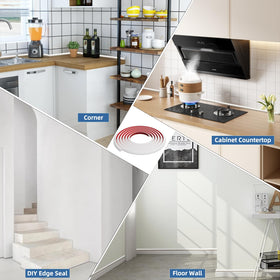 Conwang easy-install molding trim for DIY projects on floors and cabinets.