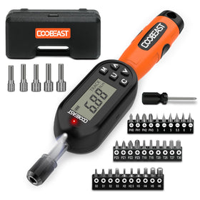coobeast 38pcs torque screwdriver set packaging shows complete kit for on-site repairs