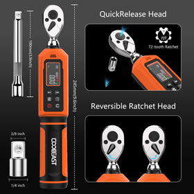 Coobeast torque wrench quick-release design enables fast bit changes.