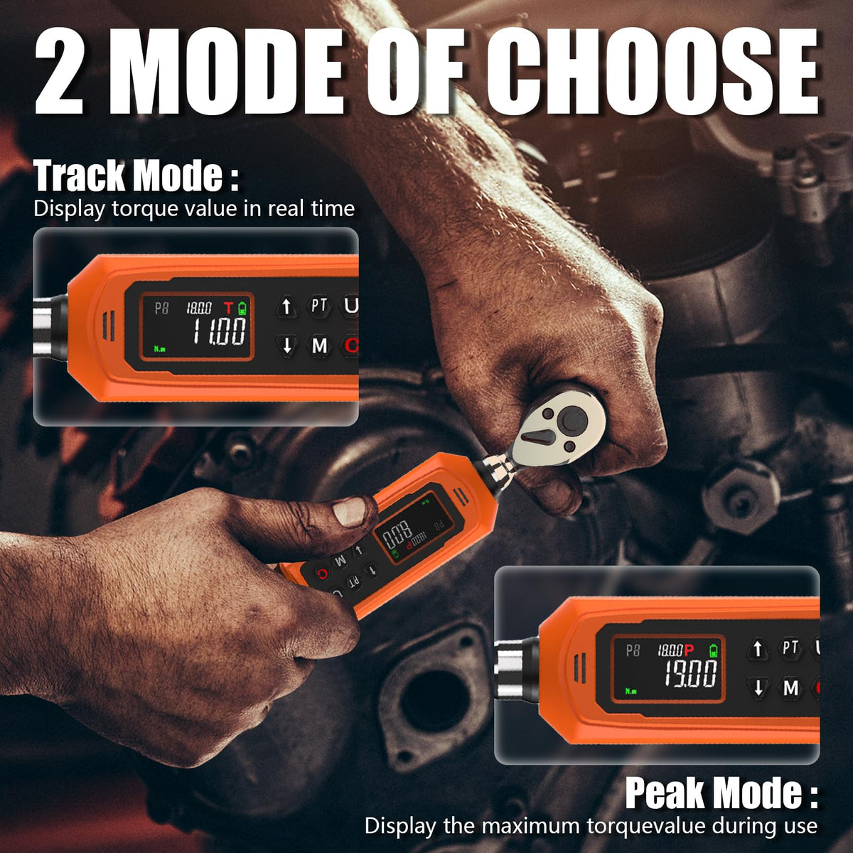 Coobeast torque wrench used for bicycle maintenance and DIY projects.