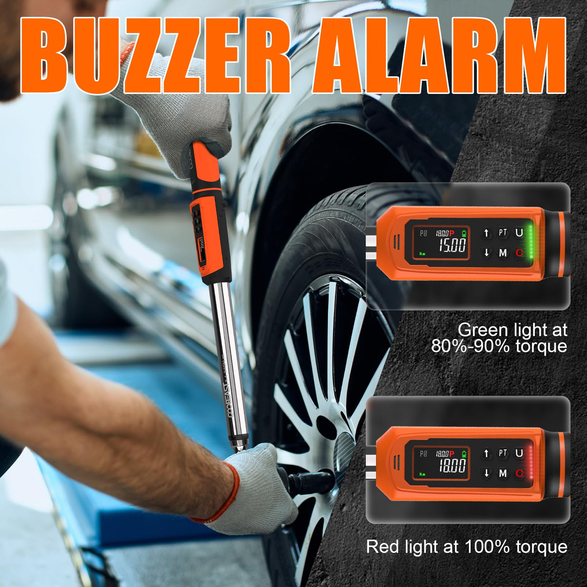 Coobeast torque wrench ergonomic soft grip for comfortable use