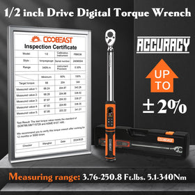 Coobeast torque wrench preset values view helps track settings