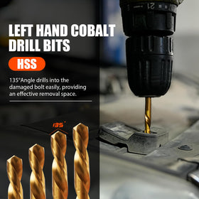 Coobeast multi-spline screw extractor reaches tough spots.