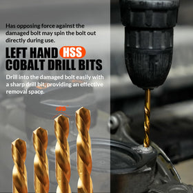 Coobeast multi-spline screw extractors for damaged bolts.