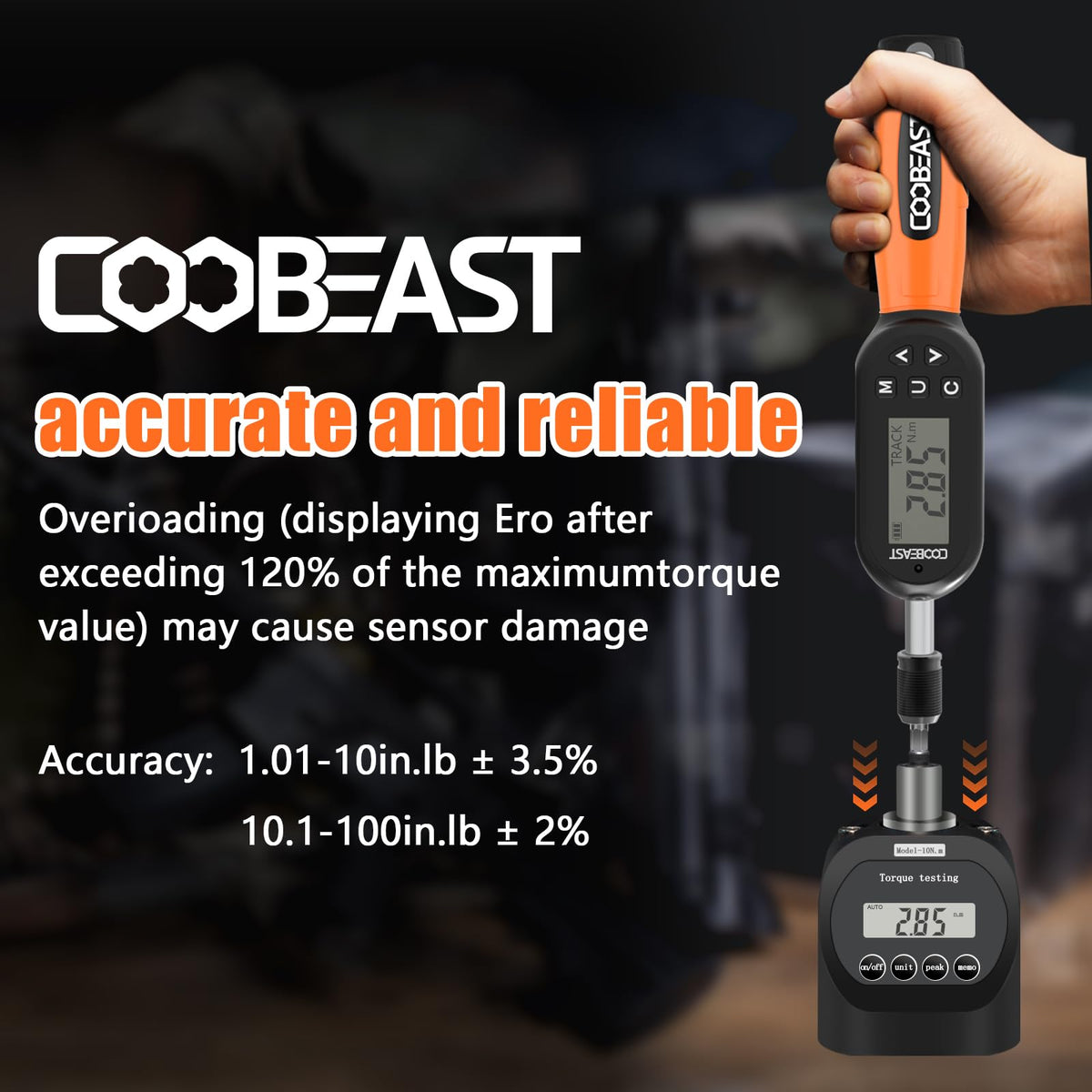 coobeast peak and track modes help maintain consistent torque control