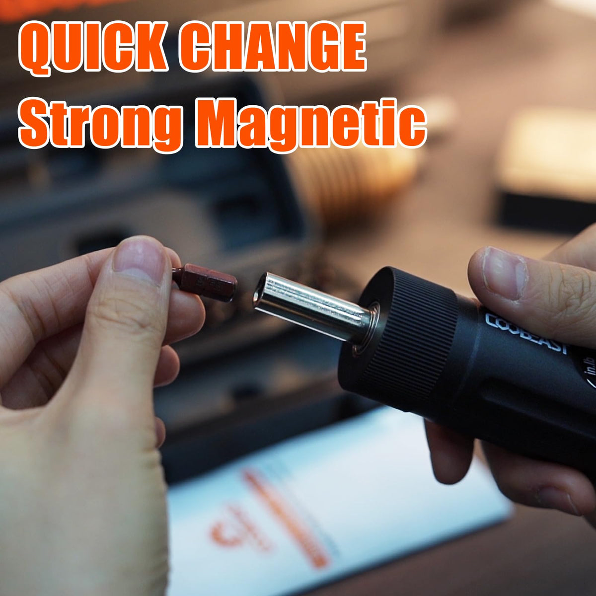 Coobeast seven-piece sockets enable quick torque application.
