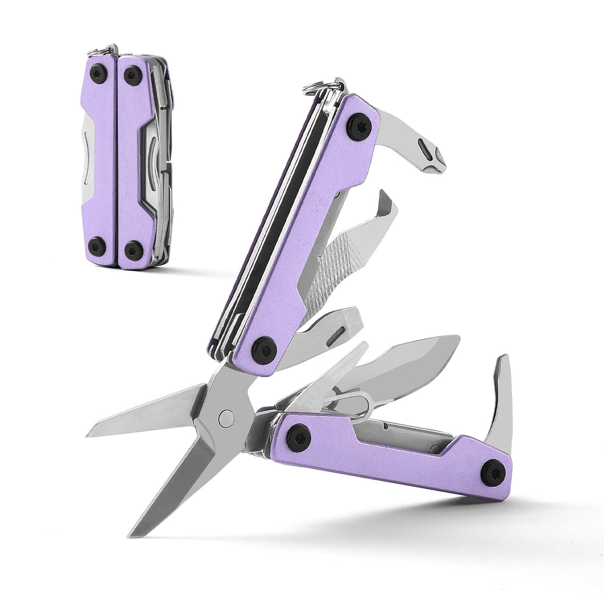 COOL PARD EDC 11-in-1 multitool with scissors for quick on-the-go fixes