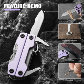 COOL PARD EDC stainless steel construction resists corrosion and lasts
