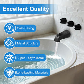 Coolfell tub trim kit verve compatible for Pfister Verve faucets.