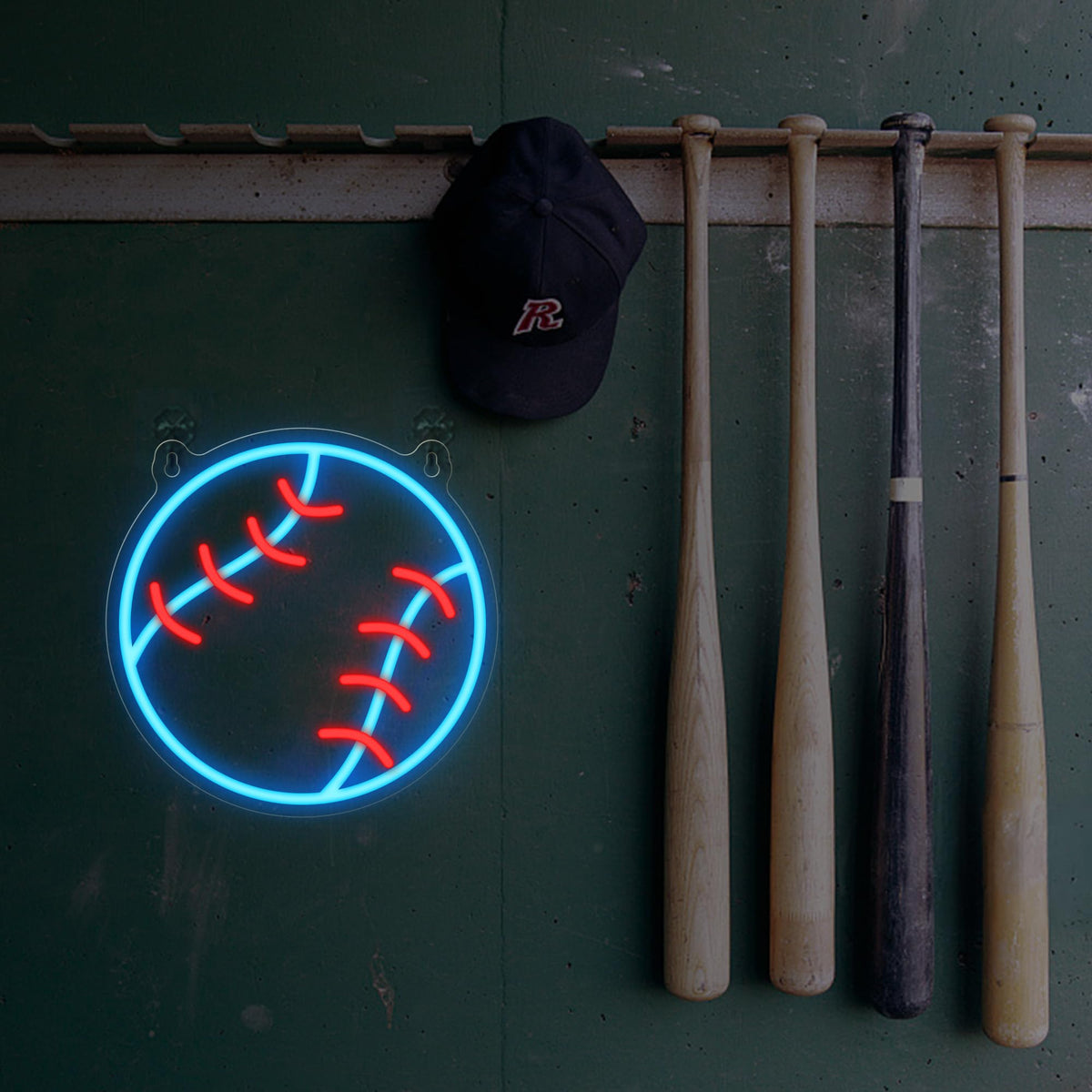 CoolGift Mart Baseball Neon Sign energy-efficient LED lighting with safe materials