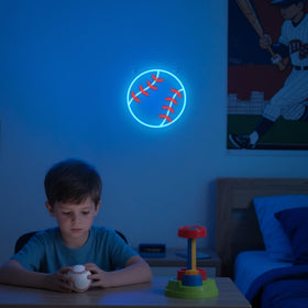 CoolGift Mart Baseball Neon Sign wall decor for man cave ambiance