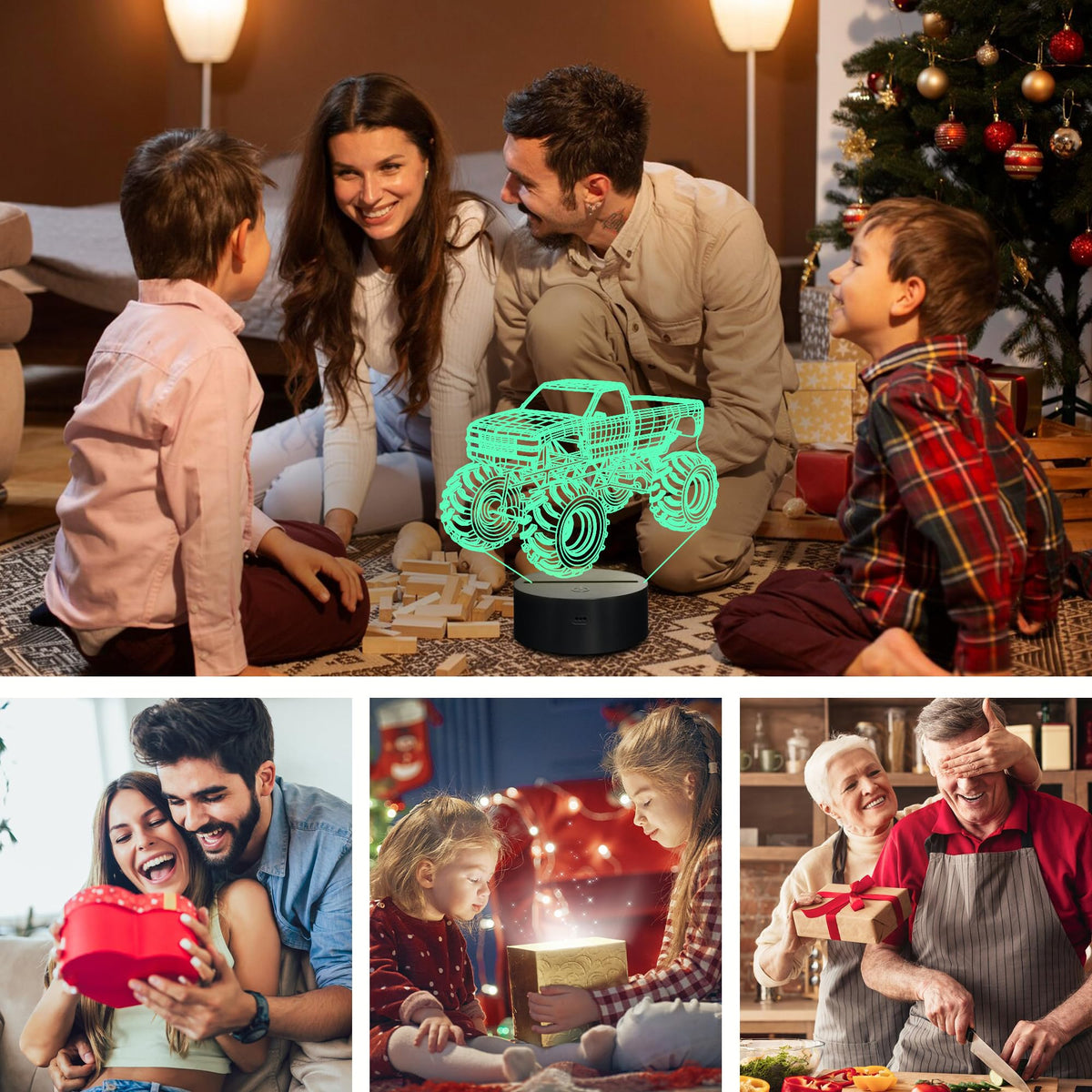 CoolGift Mart boys gift packaging includes unique LED truck lamp surprise