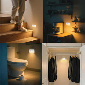 Coolilumi six-pack night light set keeps lighting consistent across spaces.