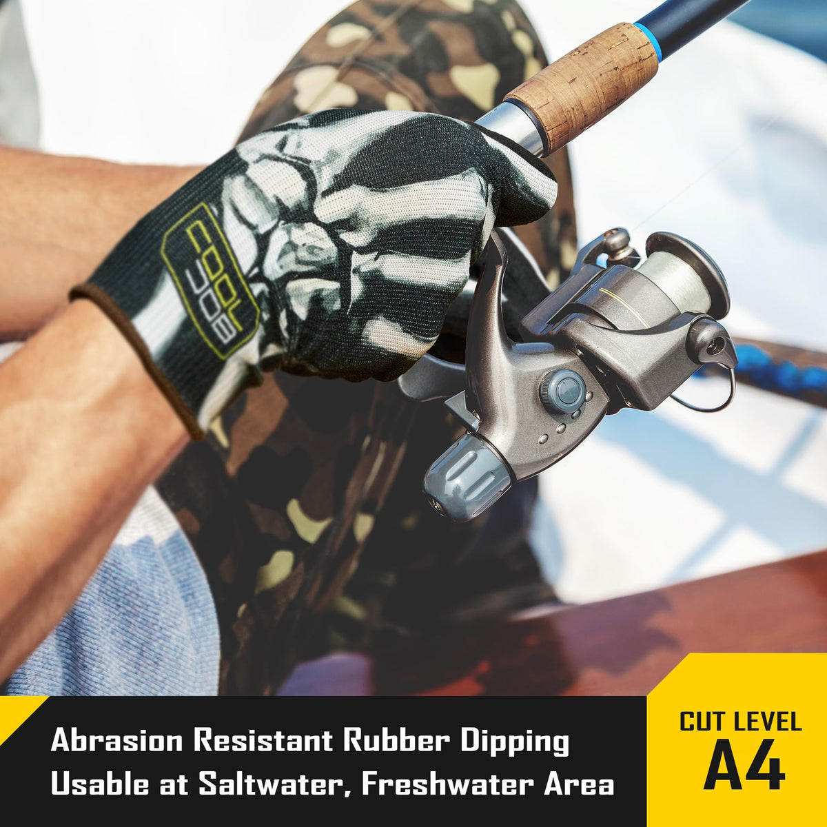 COOLJOB A4 gloves are touchscreen compatible for device use without removing them.