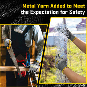 COOLJOB elastic long cuff protects wrists from dirt and dust during detail work.